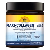 Country Life Collagen+Biotin Powder Dietary Supplement 213g