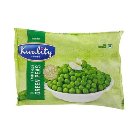 Kwality Foods Frozen Green Peas 400g