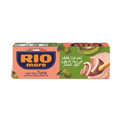 Rio Mare Solid Light Tuna in Olive Oil, 4 × 160 g