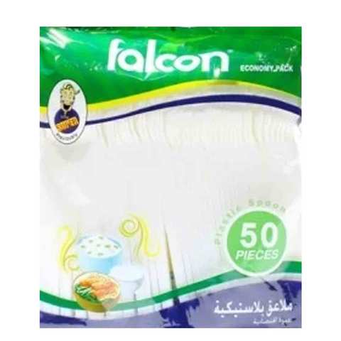 Falcon Plastic Spoon 50 Pieces