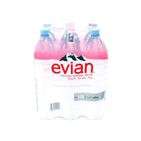 Evian Mineral Water 1.5Lx6