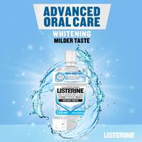 Listerine Advanced White Mouthwash Milder Taste 250ml