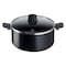 Tefal Generous Cook Stewpot With Lid Black 28cm