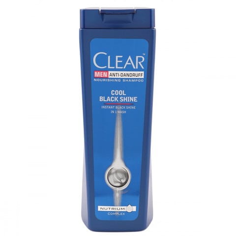 Clear Men Anti-Dandruff Nourishing Shampoo Cool Black Shine 200ml