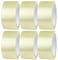 Clear Packing Tape, 2 inches x 50 yards Strong Heavy Duty Packaging Tape for Sealing Parcel Boxes, Moving Boxes Houses, Large Postal Bags, Office Supplies [6 Rolls]