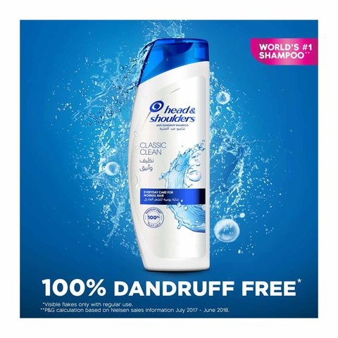 Head &amp; Shoulders Anti-Dandruff Shampoo, Classic Clean - 600 ml
