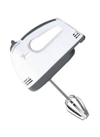 Generic 7-Gear Electric Hand Mixer Blender H32517 White/Grey/Silver