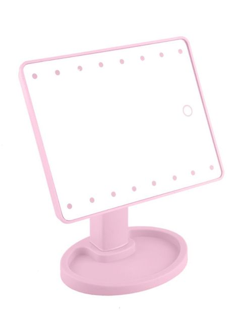 Buy Generic Makeup Mirror With Led Lights Pink 14x8x5 Inch Online Shop Home Garden On Carrefour Uae