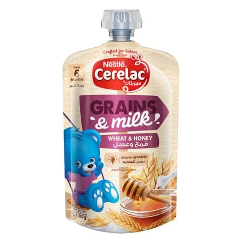 Nestle Cerelac Grains Milk Wheat And Honey 110g