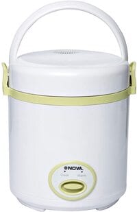Nova 250-300 Watts Mini Rice Cooker, White - Nrc981Tc
