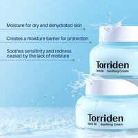 Torriden Dive-In Low-Molecular Hyaluronic Acid Soothing Cream, Facial Moisturizer Gel For Sensitive, Dry Skin, Fragrance-Free, Alcohol-Free, No Colorants, Vegan, Clean, Cruelty-Free, 3.38 Fl Oz