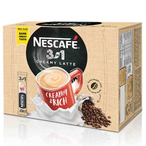 NESCAFE Three In One Creamy Latte 22.5 Gram 20 Pieces