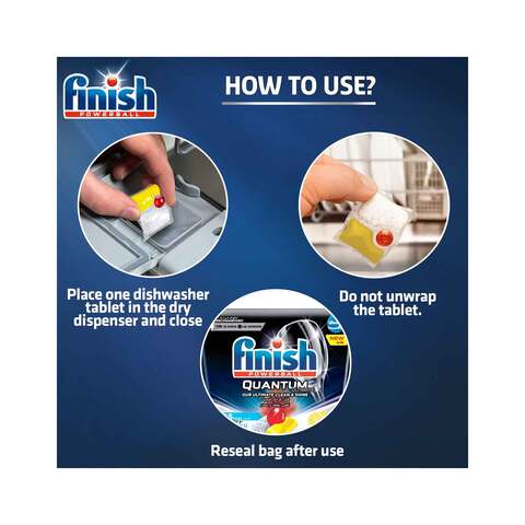 Finish® Ultimate All in One Dishwasher Tablets 18 Lemon Sparkle