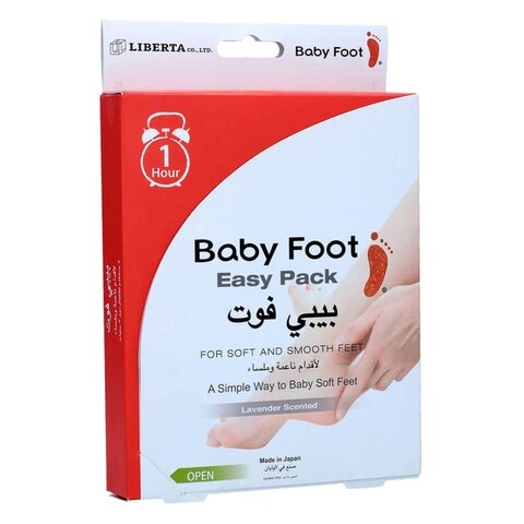 Baby Foot Lavender Scented Exfoliation Foot Peel Clear