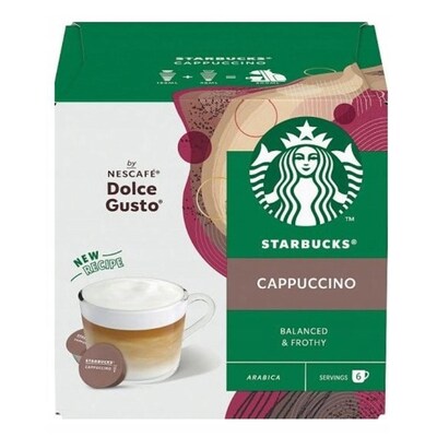 New Starbucks Caffe Latte By Nescafe Dolce Gusto Coffee Pods, 12 Pods  121.2g