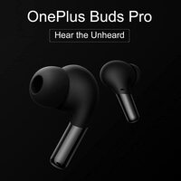 ONEPLUS Buds Pro True Wireless in-Ear Earbuds with Charging Case, Bluetooth 5.0 Fast Charging Deep Bass, IP55 Headphones （Matte Black）, SB-82