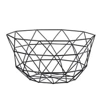 Aiwanto - Simplicity Modern Metal Storage Basket Wire Fruit Bowl Countertop Decorative Storage Display Basket
