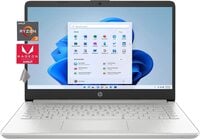 HP 14 Inch FHD Display Laptop, AMD Ryzen 3 3250U (Beat i5 7200U), 12GB RAM, 256GB SSD (AMD Radeon Graphics, WiFi 6, Bluetooth, Windows 11, Bundle With Jawfoal)