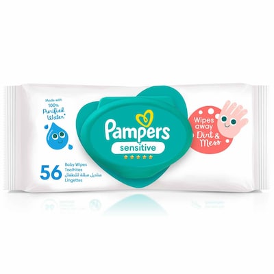 Buy Pampers Sensitive Protect Baby Wipes for Hands & Face 2+1