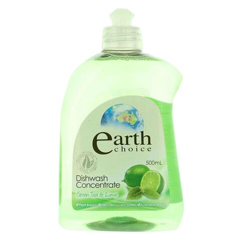 Earth Choice Concentrate Liquid Dishwasher Green Tea And Lime 500ml