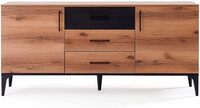 Pan Emirates Home Furnishings Home Lupo Sideboard With 2 Door 3 Drawer Melamine - Brown