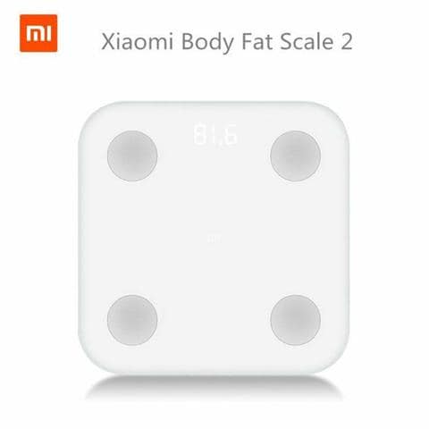 Xiaomi - Mi Smart Scale 2 Body Balance Test BMI Body Composition with BT5.0 Intelligent Analysis Scale APP Weighing Scale -White