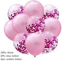 Home Lux - Ballons &amp; Accessories - 10Pcs Metal Latex Balloons Confetti Balloon Set For Wedding Birthday Party Balloons Decoration Baby Shower Helium
