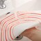 SKY TOUCH Baking Mat, Non-Stick Silicon Rolling Pastry Mat,Kneading Pad Sheet, Glass Fiber Rolling Dough, Large Size for Cake Macaron Kitchen Tools, Red,White