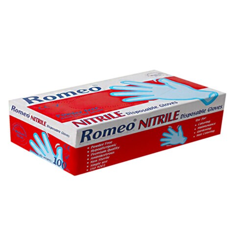 Romeo Gloves Nitrile Small Size 100 Pieces