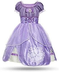 Aiwanto Princess Summer Dresses Girls Costume Dress for Girl&#39;s Party Cosplay Clothes(110ccm)