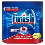 Buy Finish Powerball Dishwasher Tablets with Lemon Scent - 30 Tablets in Egypt