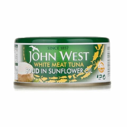 John West White Meat Tuna Solid In Sunflower Oil 170g