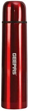 اشتري Geepas Stainless Steel Gvf5242 Thermos Flask, Red في الامارات