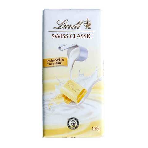 Lindt Swiss Classic White Chocolate Classic 100 Gram