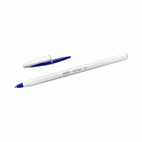 Bic Cristal Up Ballpoint Pen 1.2mm Blue Pack of 4