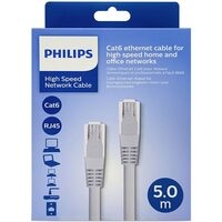Philips Cat6 Ethernet High Speed LAN Network Cable SWN2208G/40 Grey 5m
