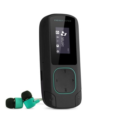 Energy Sistem Mp3 Clip Bluetooth Mint Player With Bluetooth, Micro Sd, Mp3, Wma, Wav, Flac, Fm R