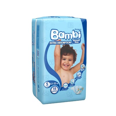 Sanita Bambi - Baby Diapers Jumbo Box Size 6, XX Large +16 KG, 58