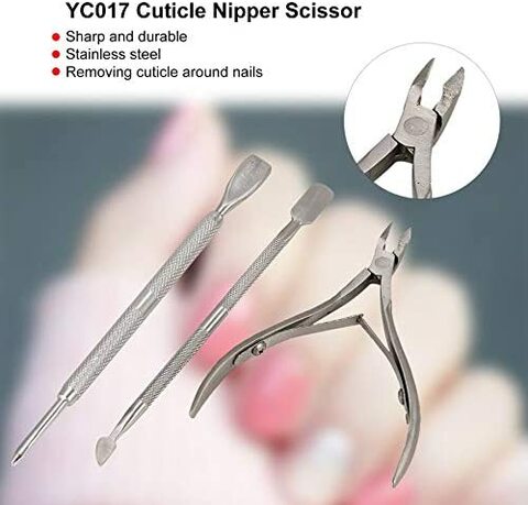 Generic Lot Nail Art Manicure Tools Kits Set Stainless Steel Cuticle Spoon Pusher Scissor Nippers Trimmer Nail Clipper Cutter
