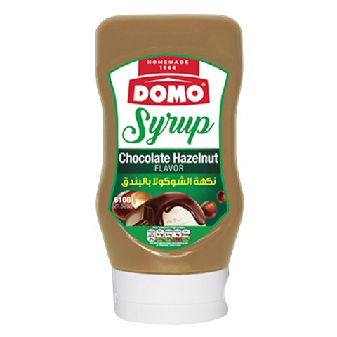 Domo Chocolate And Hazelnut Syrup 610g