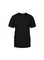Boxy Microfiber Round Neck Plain T-shirt - Black