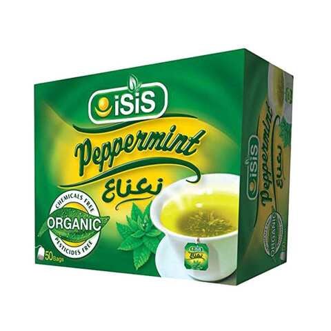 Isis Natural Egyptian Peppermint Flavour Herbal Tea - 50 Sachets