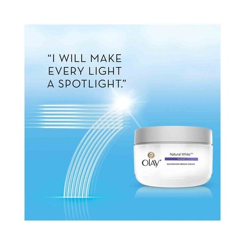 Olay natural deals white night cream