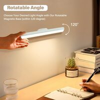 SKY-TOUCH Under Cabinet Lights，Rechargeable Battery LED Lights Ba，Dimmable LED Light Bar with 3 Color Modes， USB Rechargeable，Wall Shelf, Closet, Mirror, Bedside, Kitchen Lighting