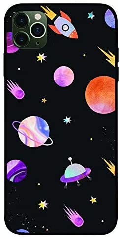 Theodor - Apple iPhone 11 Pro TPU Case Cover Planets Pattern Flexible Silicone Cover
