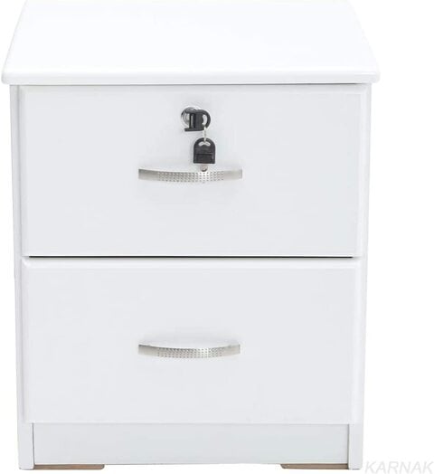 Buy Karnak Wooden Side Table Drawers Storage Basket, Bedside Table, Bedroom  Table, Baby Wardrobe, Sofa Side Table, Personal Table For Living Room,  Home, Office, Study Room Kst002 (White) Online - Shop Home