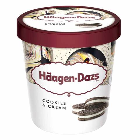 Haagen Dazs Pint Cookies &amp; Cream Ice Cream 100ml