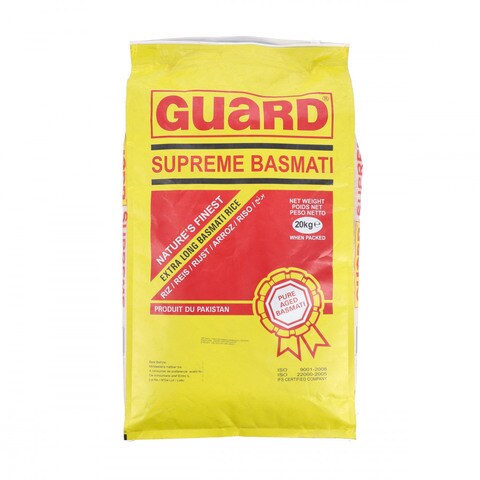 Guard Supreme Basmati Rice 20Kg
