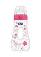 Buy Chicco Well Being Travelling Bottle Pink 240ml in Saudi Arabia