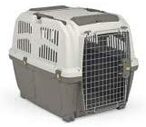 اشتري Pet Shop Dragon Mart Cat Dog Carrier Box Outdoor Portable Travel Mps2 Skudo 5 Iata L79 x W58.5 x H65cm - L Grey في الامارات